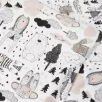 Kaverit Organic kids duvet cover set