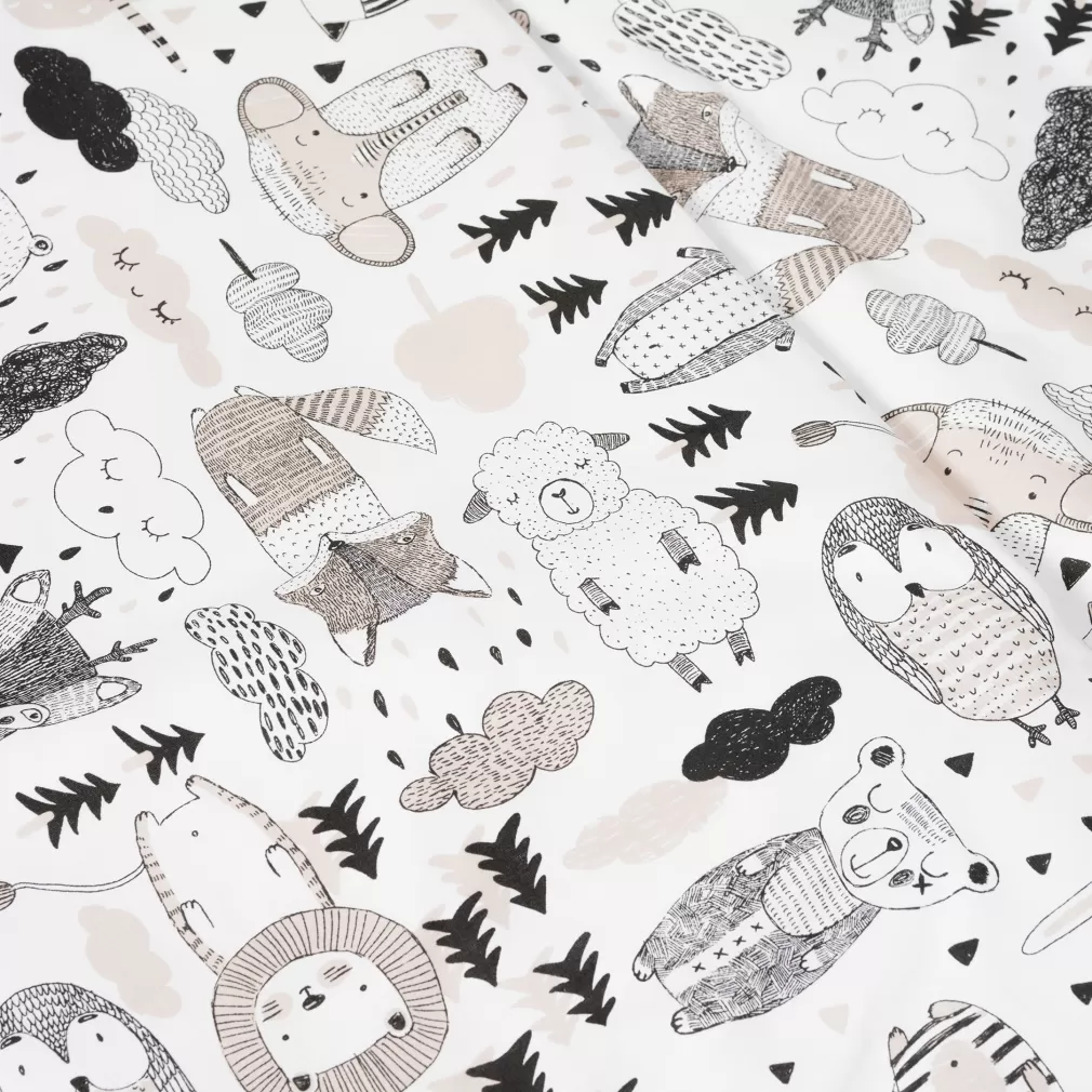 Kaverit Organic kids duvet cover set