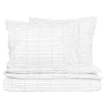 Viivasto Percale -tuplapussilakanasetti
